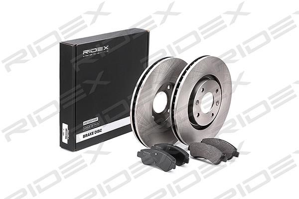 Ridex 3405B0192 Front ventilated brake discs with pads, set 3405B0192