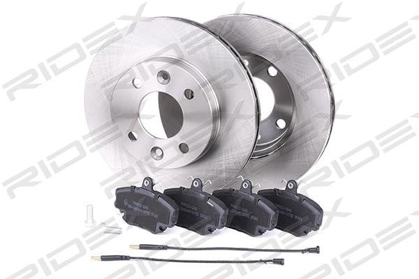 Ridex 3405B0060 Front ventilated brake discs with pads, set 3405B0060