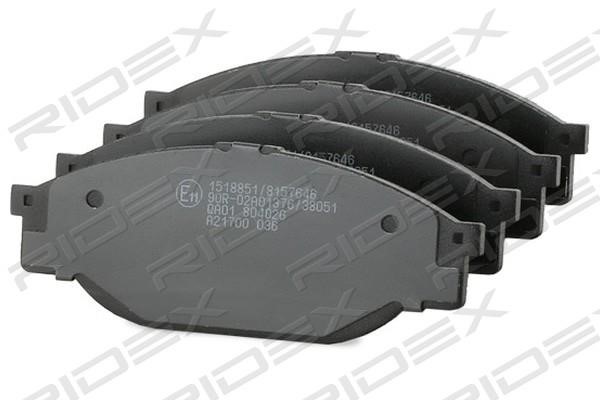 Brake Pad Set, disc brake Ridex 402B1023