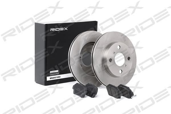 Ridex 3405B0260 Front ventilated brake discs with pads, set 3405B0260
