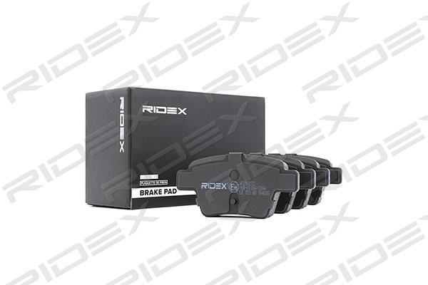 Brake Pad Set, disc brake Ridex 402B0272