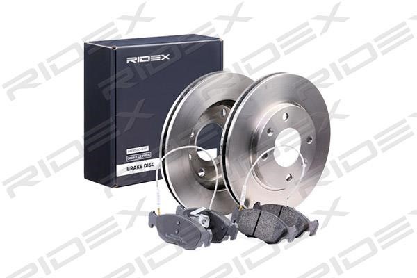 Ridex 3405B0283 Front ventilated brake discs with pads, set 3405B0283