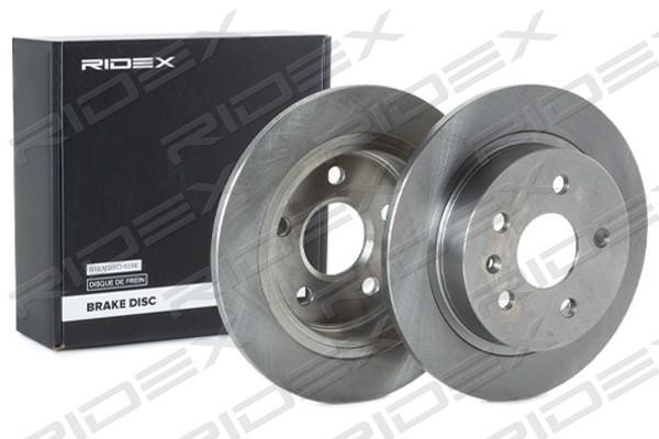 Ridex 3405B0473 Brake discs with pads rear non-ventilated, set 3405B0473