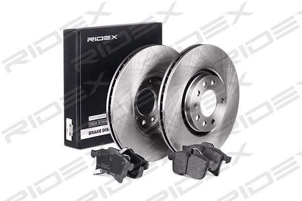 Ridex 3405B0223 Front ventilated brake discs with pads, set 3405B0223
