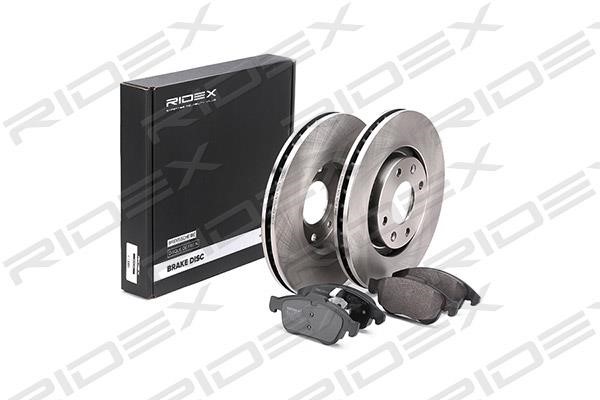 Ridex 3405B0240 Front ventilated brake discs with pads, set 3405B0240