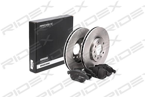 Ridex 3405B0138 Front ventilated brake discs with pads, set 3405B0138