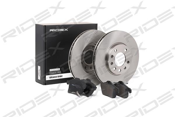 Ridex 3405B0034 Front ventilated brake discs with pads, set 3405B0034