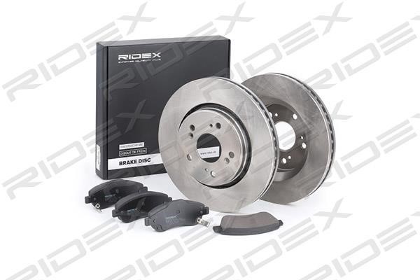 Ridex 3405B0146 Front ventilated brake discs with pads, set 3405B0146