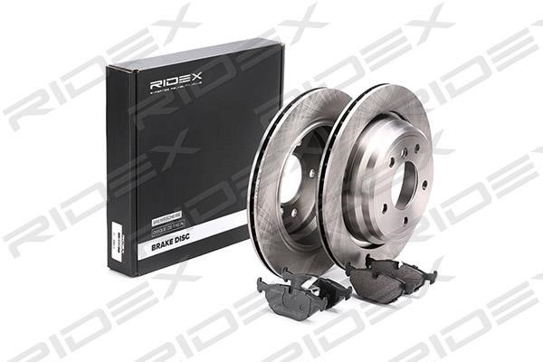 Ridex 3405B0182 Rear ventilated brake discs with pads, set 3405B0182