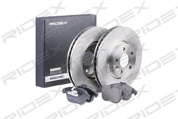 Ridex 3405B0140 Front ventilated brake discs with pads, set 3405B0140