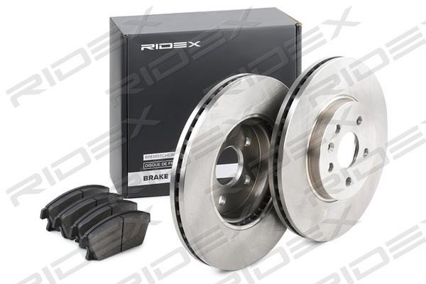 Ridex 3405B0457 Front ventilated brake discs with pads, set 3405B0457
