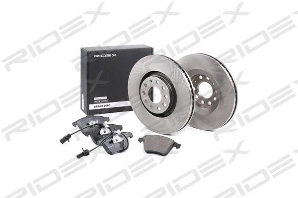 Ridex 3405B0193 Front ventilated brake discs with pads, set 3405B0193