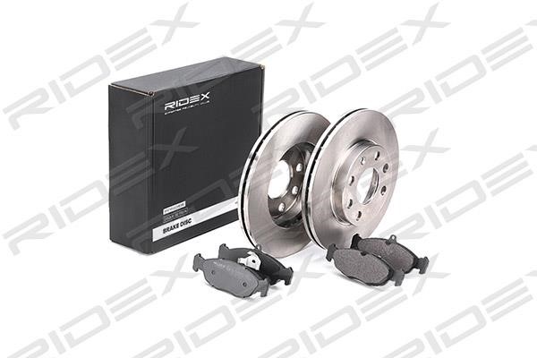 Ridex 3405B0172 Front ventilated brake discs with pads, set 3405B0172