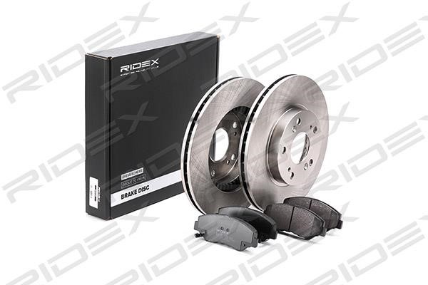 Ridex 3405B0189 Front ventilated brake discs with pads, set 3405B0189
