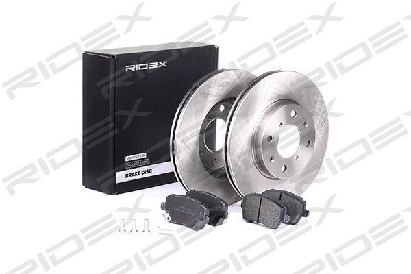 Ridex 3405B0049 Front ventilated brake discs with pads, set 3405B0049