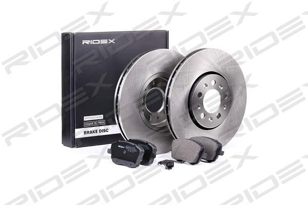 Ridex 3405B0084 Front ventilated brake discs with pads, set 3405B0084