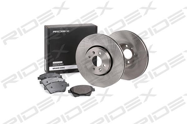 Ridex 3405B0099 Front ventilated brake discs with pads, set 3405B0099