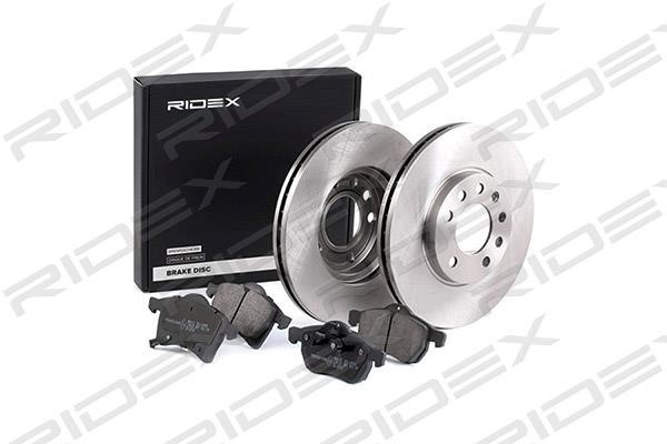 Ridex 3405B0012 Front ventilated brake discs with pads, set 3405B0012