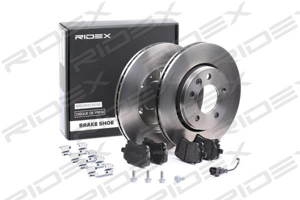 Ridex 3405B0037 Rear ventilated brake discs with pads, set 3405B0037