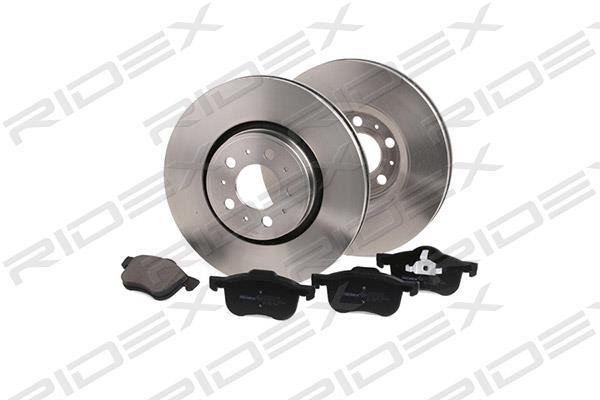 Ridex 3405B0073 Front ventilated brake discs with pads, set 3405B0073