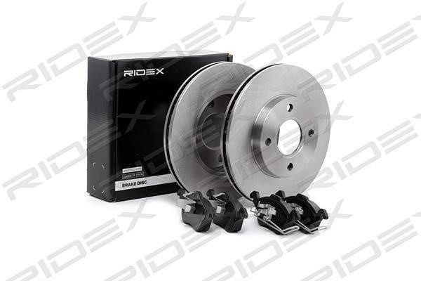 Ridex 3405B0030 Front ventilated brake discs with pads, set 3405B0030