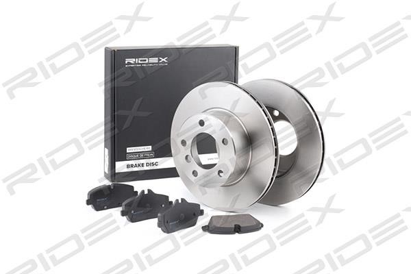 Ridex 3405B0218 Front ventilated brake discs with pads, set 3405B0218