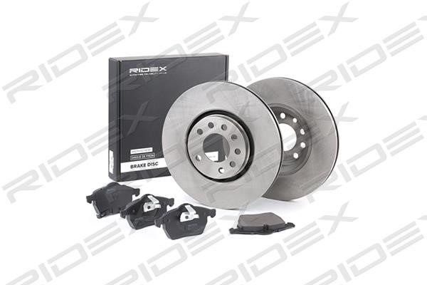 Ridex 3405B0264 Front ventilated brake discs with pads, set 3405B0264