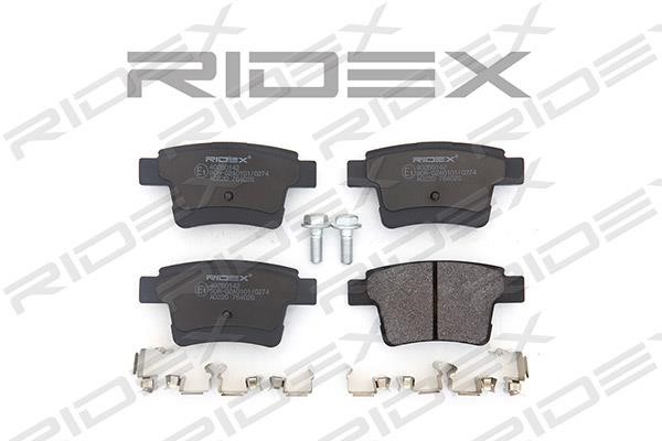 Ridex 402B0142 Brake Pad Set, disc brake 402B0142