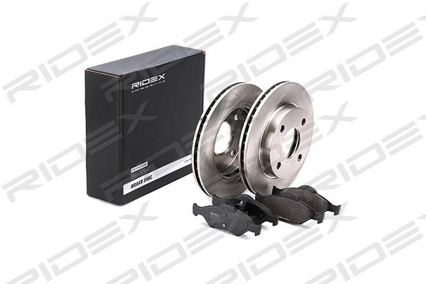 Ridex 3405B0098 Front ventilated brake discs with pads, set 3405B0098