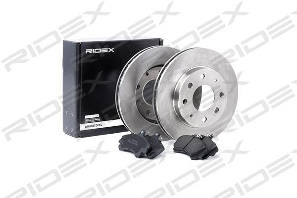 Ridex 3405B0085 Front ventilated brake discs with pads, set 3405B0085