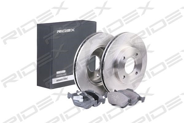 Ridex 3405B0057 Front ventilated brake discs with pads, set 3405B0057