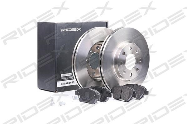 Ridex 3405B0045 Front ventilated brake discs with pads, set 3405B0045