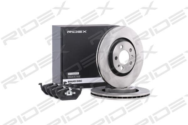Ridex 3405B0358 Front ventilated brake discs with pads, set 3405B0358