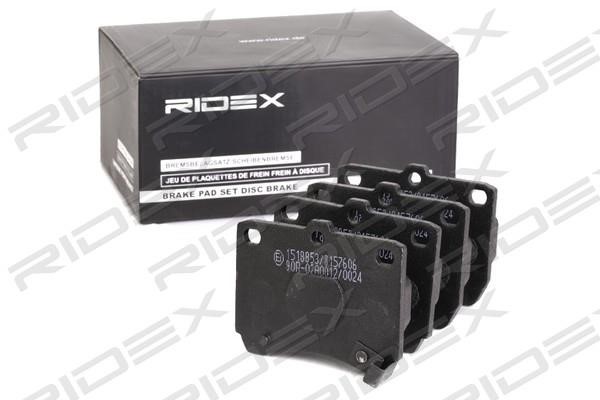 Ridex 402B1012 Brake Pad Set, disc brake 402B1012