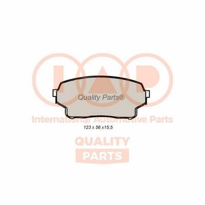 IAP 704-16055X Brake Pad Set, disc brake 70416055X