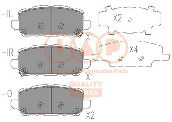 IAP 704-06071 Brake Pad Set, disc brake 70406071