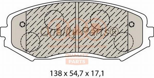 IAP 704-16057 Brake Pad Set, disc brake 70416057