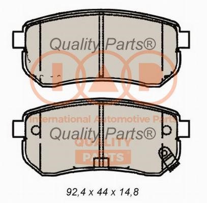 IAP 704-21091X Brake Pad Set, disc brake 70421091X