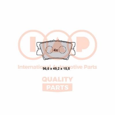 IAP 704-17059X Brake Pad Set, disc brake 70417059X