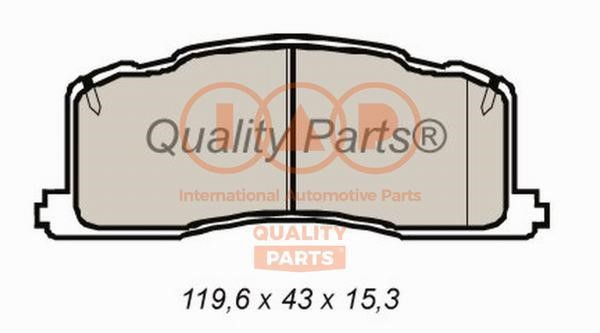 IAP 704-17076X Brake Pad Set, disc brake 70417076X