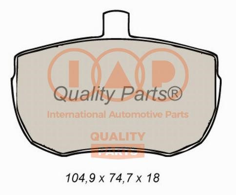 IAP 704-14030X Brake Pad Set, disc brake 70414030X