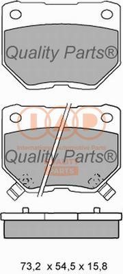 IAP 704-15041 Brake Pad Set, disc brake 70415041