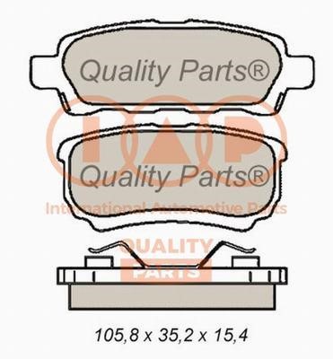 IAP 704-10071X Brake Pad Set, disc brake 70410071X