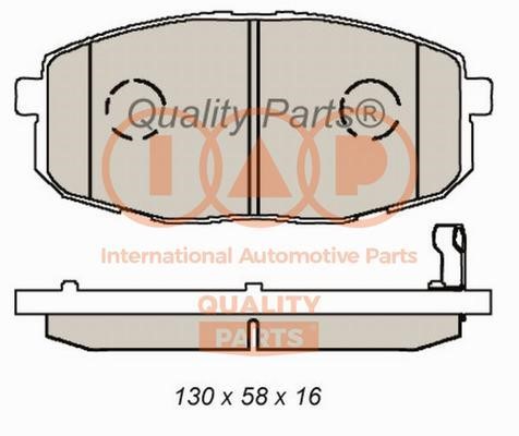 IAP 704-21077X Brake Pad Set, disc brake 70421077X