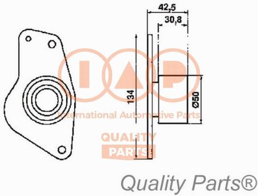 IAP 127-16036 Tensioner pulley, timing belt 12716036