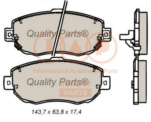 IAP 704-17110 Brake Pad Set, disc brake 70417110
