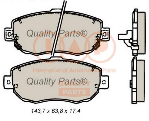 IAP 704-17110 Brake Pad Set, disc brake 70417110
