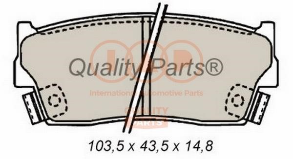 IAP 704-16050 Brake Pad Set, disc brake 70416050