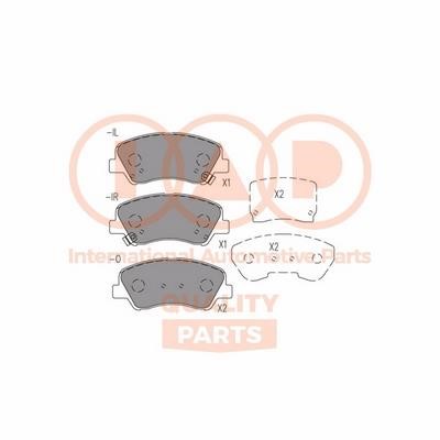 IAP 704-07145X Brake Pad Set, disc brake 70407145X
