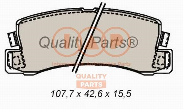 IAP 704-17096 Brake Pad Set, disc brake 70417096